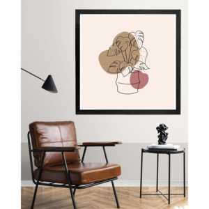 Marco Cuadrado Decorativo de Madera Negra para Pósteres de 100x100cm, Creativo para Fotos y Cuadros - Product Image 2