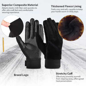 Gants de course sur mesure de qualité supérieure respirants confortables pour l'entraînement Gants de course à pied OEM en vente de gros pour le sport - Product Image 2