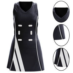Uniforme de netball de haute qualité, personnalisé, fournisseur OEM, directement de l'usine, pour femmes adultes, en spandex/polyester, anti-UV, respirant - Product Image 6