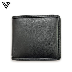 Cardmaster <b>Men's</b> Bi-Fold Premium Nappa Cow Leather <b>Wallet</b> Vintage Style Short RFID-Blocked Length Open Design with Cotton Lining - Product Image 1