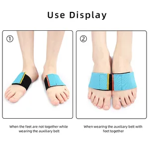 Planche d'étirement des pieds avec sangles Velcro réglables, entraîneur d'alignement des pieds pour la gymnastique, le ballet et les athlètes - Product Image 4