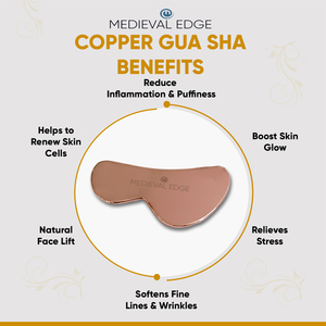 100% Pure Copper Gua Sha Face Sculpting Tool for Improved Skin Elasticity and Stress Relief Largest Manufacture Company - Product Image 4
