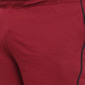 กางเกงขาสั้นลำลองไซส์ใหญ่พิเศษสำหรับผู้ชายใส่สบายมีเชือกผูกปิดระบายอากาศสีทึบ - Product Image 2