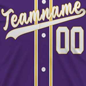 100% poliéster de alta calidad personalizar camiseta de béisbol de moda botón completo transpirable camiseta de béisbol - Product Image 6