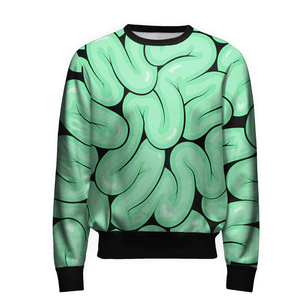 Sweat-shirts à capuche zippés pour hommes les plus vendus, 100% coton, impression gonflée d'automne, lavable, de haute qualité, surdimensionné - Product Image 5