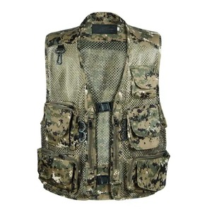 Gilet personnalisé avec fermeture à glissière pour la pêche chasse tir utilisation d'été-Design haut rembourré corps plus chaud vêtements d'extérieur - Product Image 2
