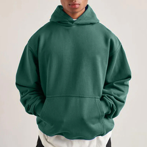 Sweat à capuche oversize personnalisé pour homme 2026 – Qualité supérieure, 100 % coton, molleton épais en French Terry, respirant, épaules tombantes - Product Image 2