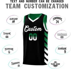 Ensembles de maillots de basket-ball réversibles personnalisés pour hommes, femmes et jeunes, chemise de sport personnalisée avec nom d'équipe, numéro et logo imprimés - Product Image 3