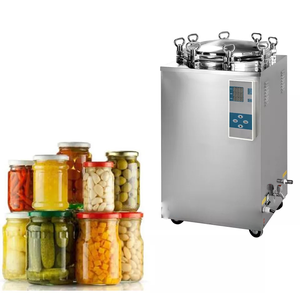Stérilisateur à autoclave pour aliments en conserve 50L en acier inoxydable 304 avec moteur PLC, stérilisateur à vapeur neuf - Product Image 1