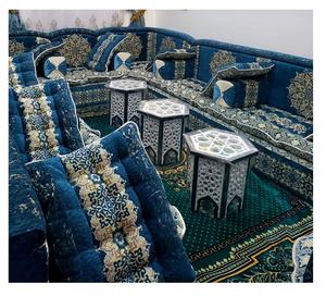 Sofá estilo Majlis árabe, diseño clásico, elegante conjunto para sala de estar, asientos de esquina de lujo, diseño que ahorra espacio - Product Image 1