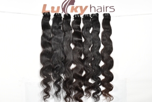 Máquina de doble trama de onda del cuerpo Natural negro suelto onda profunda cabello humano crudo barato virgen cutícula alineada extensiones de paquete indio - Product Image 4