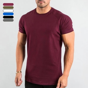 Camiseta ligera de manga corta para entrenamiento de gimnasio para hombre, camisetas deportivas transpirables de secado rápido para correr, tela tejida - Product Image 5