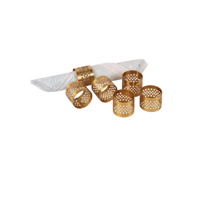 Traditional spring bead napkin buckle napkin <b>ring</b> home dining table decor wedding party dinner table decoration bulk quantity - Product Image 6
