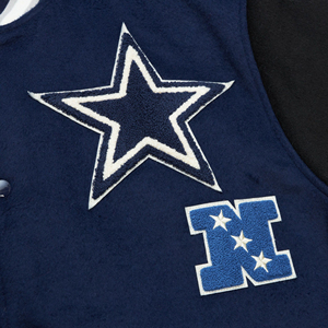 Veste de baseball de broderie Lettermen pour homme à prix bon marché d'usine veste universitaire personnalisée pour hommes avec patchs en chenille - Product Image 5