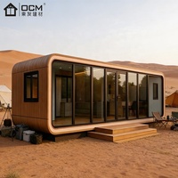 Maisons préfabriquées Cammi House Triple Freight Saved, capsules spatiales préfabriquées, mini-maisons, villas, cabines modulaires préfabriquées pour hôtels et camping