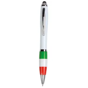 Penna Touch Screen Multifunzione Personalizzata con Design Tricolore - Product Image 1