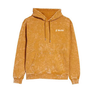 Fabrication pakistanaise de sweats à capuche délavés à l'acide Vêtements décontractés Sweats à capuche délavés à l'acide avec logo personnalisé - Product Image 1