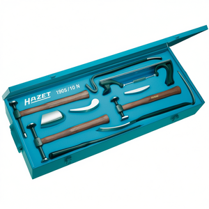 Ensemble d'outils pour carrosserie et ailes Hazet, 10 pièces, outils métalliques dans une boîte à outils - Product Image 2