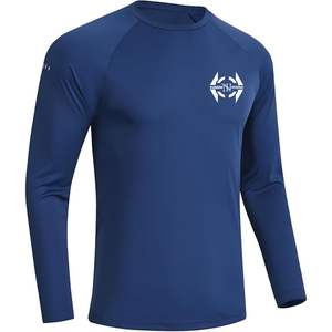 Men's Customizable Logo Long Sleeve <b>MMA</b> <b>Rash</b> <b>Guard</b> Compression Shirt Breathable Quick Dry UPF50 Eco-Friendly Spandex/Polyester - Product Image 1