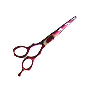 Ciseaux de coiffeur allemands en acier inoxydable avec vis réglable et repose-doigt Ciseaux de coiffeur en papier enduit design personnalisé - Product Image 1