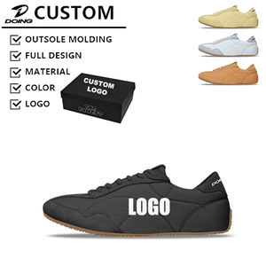 Sneakers Casual Personalizzate in Pelle Nera, Suola Sottile in <span class=keywords><strong>Memory</strong></span> <span class=keywords><strong>Foam</strong></span>, Leggere per Corsa e Passeggio, Modello Retrò - Product Image 1