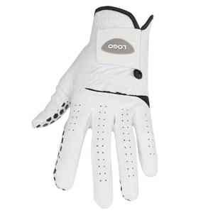 Gants de golf antidérapants nouveau design pour hommes et femmes Gants de golf durables et respirants en cuir de mouton avec logo personnalisé - Product Image 3