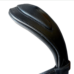 Brida de Cuero Negro de Lujo Hecha a Mano para Caballo, Tamaño Completo, con Narquileras Acolchadas Patentadas, Embalaje Personalizado, Modelo SULEMAN LG 0012 - Product Image 2