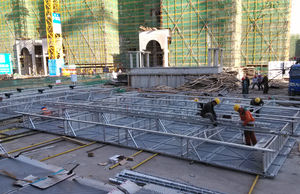 मिंगली मोबाइल इलेक्ट्रिक प्लेटफॉर्म स्व-चढ़ाई मचान-गर्म डुबकी गैल्वेनाइज्ड स्टील आधुनिक डिजाइन उच्च शक्ति - Product Image 6