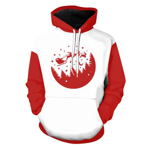 Sweat-shirts à capuche unisexes de Noël d'hiver de haute qualité, design personnalisé, pull décontracté imprimé en polaire respirant coupe-vent 100% coton - Product Image 6