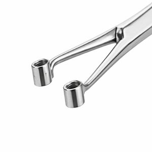Stainless Steel <b>Sponge</b> Holding Forceps Ring Tip Surgical Instrument Autoclavable, Reusable - Product Image 4
