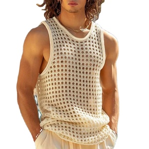 Nouveau style tendance : Débardeurs en maille respirants et à séchage rapide pour hommes – Populaires, décontractés et sexy pour les vacances - Product Image 2