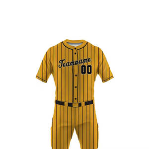 Uniformes de Béisbol Sublimados de Primera Calidad, Totalmente Personalizados, con Impresión Avanzada, Nuevo Estilo - Product Image 2