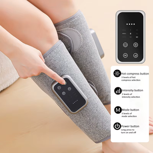 Masseur de jambe de thérapie masseur de jambe de compression d'air construit dans la <span class=keywords><strong>technique</strong></span> de visage de batterie masseur de pied et de mollet - Product Image 1