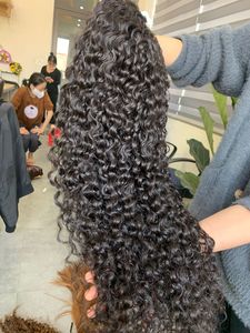 Haute qualité vietnamien usine cheveux bouclés dentelle avant perruque Remy cheveux prix de trame unique - Product Image 2