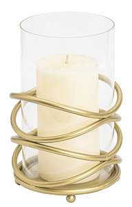 Soporte de portavelas de hoja con acabado de níquel de excelente calidad - Product Image 6