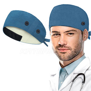 Service OEM – Dernier style – Bonnets de bloc opératoire légers 100 % coton sur mesure pour usage hospitalier – Quantité en gros disponible - Product Image 2