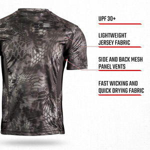 เสื้อตกปลาแห้งเร็ว,เสื้อแข่งขันลายพรางว่างเปล่าป้องกันแสงแดด - Product Image 4