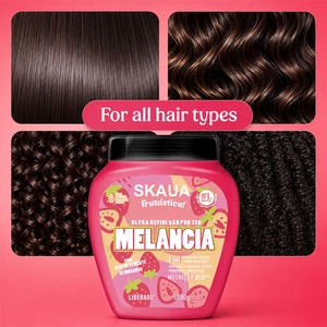 Crème hydratante anti-frisottis pour cheveux bouclés et crépus Watermelon Curl, soin des boucles, marque privée - Product Image 4