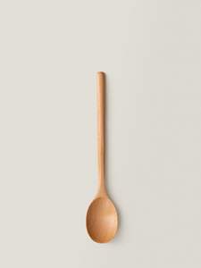 Cuillère en bois artisanale de qualité supérieure avec manche long, ustensile de cuisine pour la cuisson, le service de riz, de soupe, de salade, le mélange, design durable - Product Image 6
