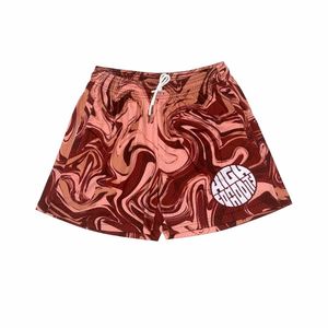 กางเกงขาสั้นตาข่ายสำหรับผู้ชายกางเกงขาสั้นตาข่ายเหนือเข่าขนาดใหญ่พิเศษมีกระเป๋าและซิปงานตามสั่ง - Product Image 3