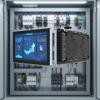 Gateway de Bus CAN Aislado con 6 Puertos COM RS232 RS485, PC Industrial Integrado de Riel DIN de Amplio Voltaje 9-36V para Subestaciones Eléctricas