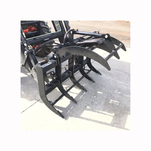 Accesorio de pinza de cepillo de alta resistencia para MINICARGADORA, limpieza de tierra, manejo de raíces de árboles, garras de acero duraderas - Product Image 2