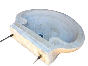 Lavabo de Mármol Tallado a Mano, Lavabo de Piedra Natural, Lavabo de Mármol Único para Baño - Product Image 5