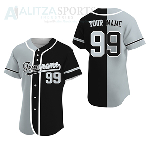 Camisetas de béisbol y sóftbol personalizadas para hombre, ropa deportiva transpirable, parches bordados, camisetas deportivas sublimadas, uniformes - Product Image 5