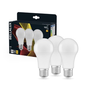 Pack de 3 lámparas LED estándar E27 13W 2700K (Bellalux 4058075595583) - Product Image 1