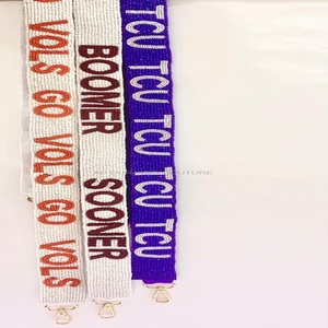 Correas para bolso con cuentas multicolores hechas a mano para niñas, accesorio de moda elegante con cuentas de cristal para fiesta, piezas especiales para bolsos, accesorios - Product Image 4