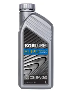 Lubrificanti coreani: olio motore KORLUBE EURO C3
