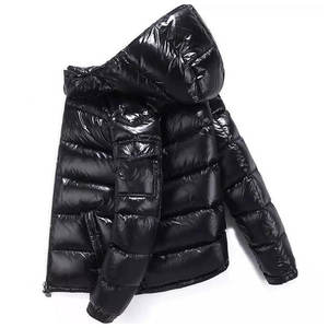 Chaqueta acolchada con capucha para hombre, Abrigo acolchado cálido de invierno, ropa de calle ligera a prueba de viento - Product Image 2