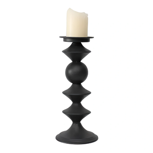 Luxury <b>Black</b> Metal <b>Candlestick</b> Holder Crafted Christmas Party Home Living Room & Wedding Decoration for Candle Stand - Product Image 4