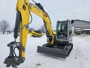 Mini-excavatrice diesel Wacker Neuson EZ50 à haute performance et à bas prix, 5 tonnes, excavatrice à queue zéro, machine compacte à vendre - Product Image 2